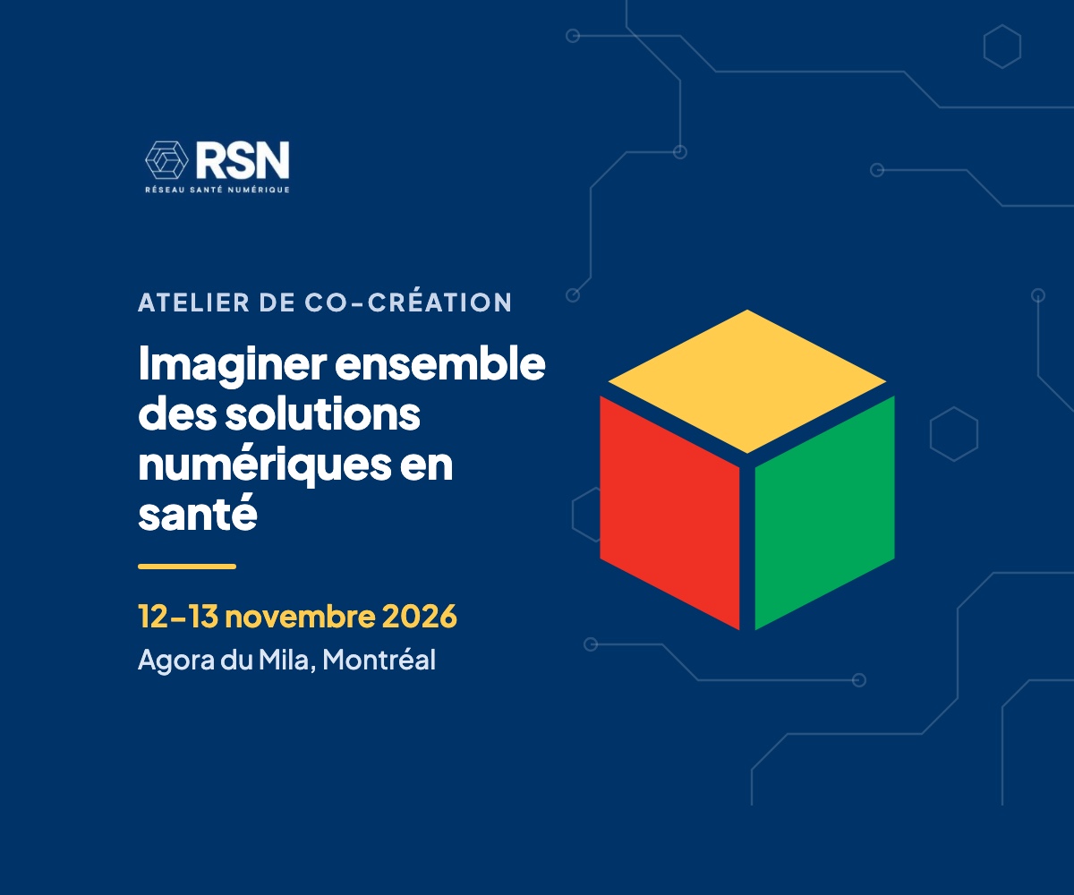 Atelier de co-création : imaginer ensemble des solutions numériques en santé, 12-13 novembre 2026, Agora du Mila, Montréal