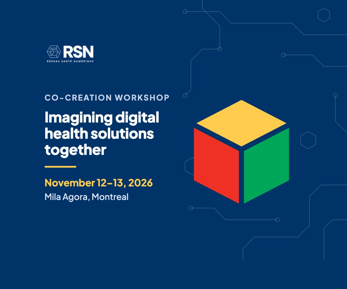 Co-creation workshop: imagining digital health solutions together, November 12–13, 2026, Mila Agora, Montreal